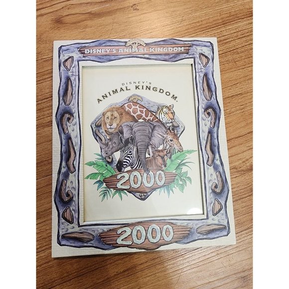 Disney Other - Vintage Disney Parks Animal Kingdom 2000 Picture Photo Frame 6x8 Photo